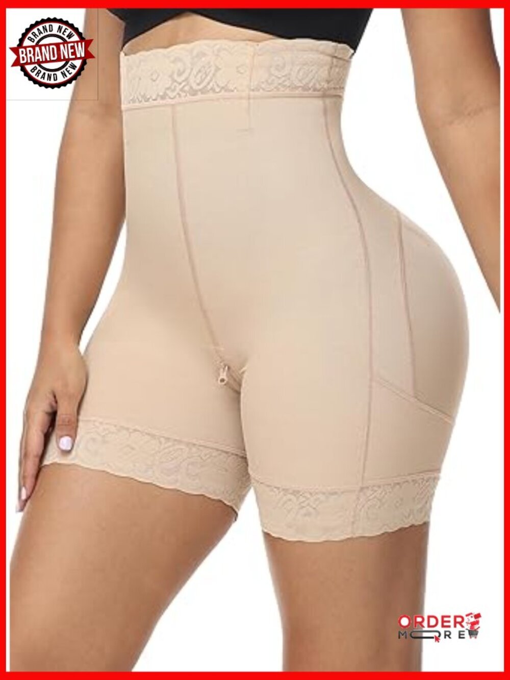 Women's High Waist Tummy Control Shapewear Shorts Butt Lifter Panty